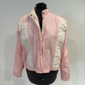 Vintage Pink and White Women's Jacket